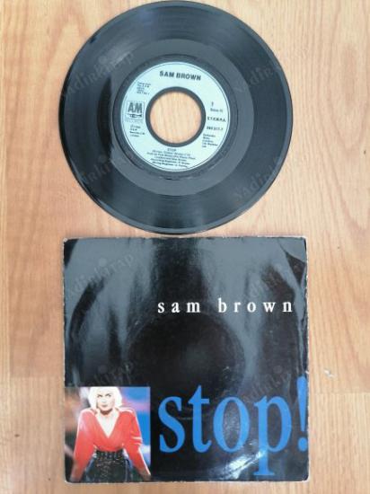 SAM BROWN - STOP 1988 FRANSA BASIM 45 LİK PLAK