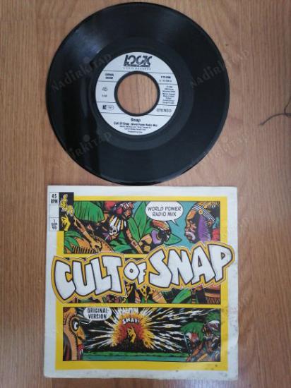 SNAP - CULT OF SNAP - 1990 ALMANYA BASIM 45 LİK PLAK