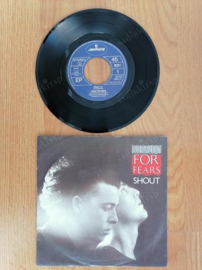 TEARS FOR FEARS -  SHOUT - 1984 HOLLANDA  BASIM 45 LİK PLAK