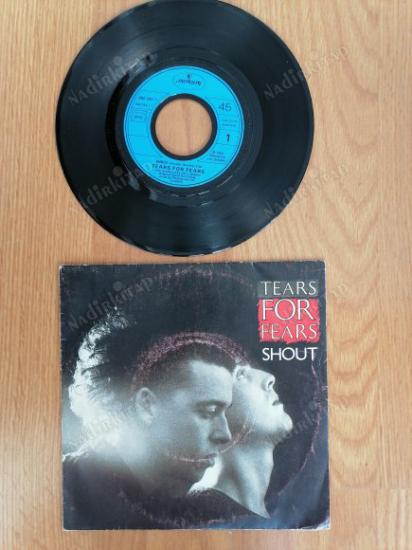 TEARS FOR FEARS-SHOUT 1984 FRANSA BASIM 45 LİK PLAK