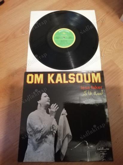 OM KALSOUM ( ÜMMÜ GÜLSÜM ) - LESA FAKER - 1973 FRANSA  BASIM LP ALBÜM - 33 LÜK PLAK