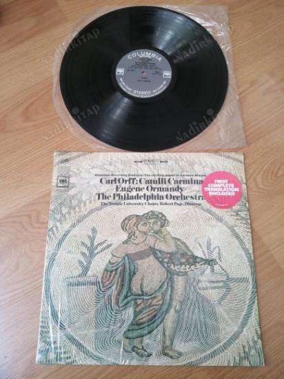 CARL ORFF - The Philadelphia Orchestra  - 1967 USA  BASIM LP ALBÜM