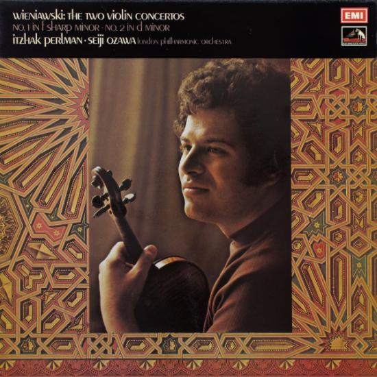 Wieniawski, Perlman, Ozawa, The London Philharmonic Orchestra -1973 İngiltere Basım 33 Lük LP Plak