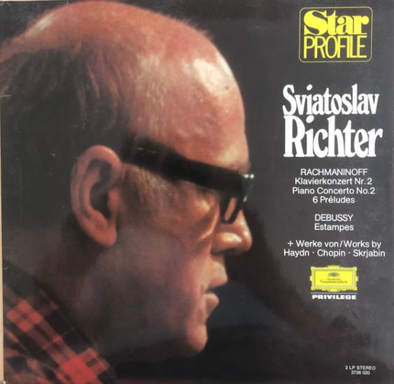 Sviatoslav Richter - Rachmaninoff, Debussy – Star Profile- Almanya Basım 33Lük 2XLP Plak