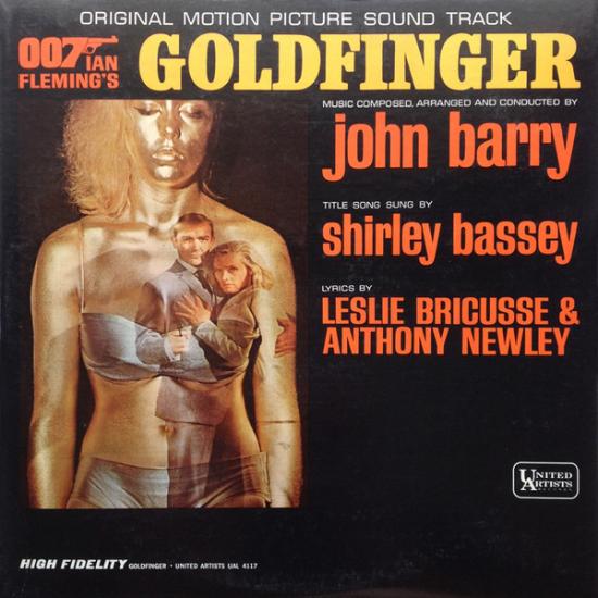 007 JAMES BOND / GOLDFINGER - Soundtrack - John Barry - 1964 USA Basım - 33 lük LP Plak