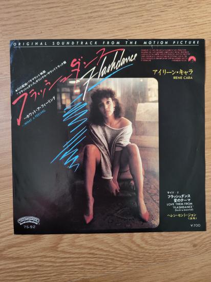 IRENE CARA - FLASHDANCE - WHAT A FEELING  - 1983  JAPONYA  BASIM 45 LİK PLAK