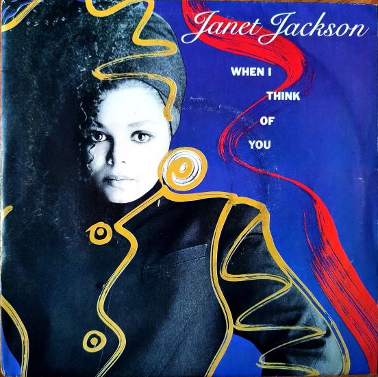 JANET JACKSON - WHEN I THINK OF YOU - 1986 ALMANYA BASIM 45 LİK PLAK