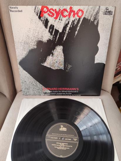 Alfred Hitchcock’s PSYCHO - Soundtrack - 1977 USA  Basım - Nadir 33 lük LP Plak Albüm