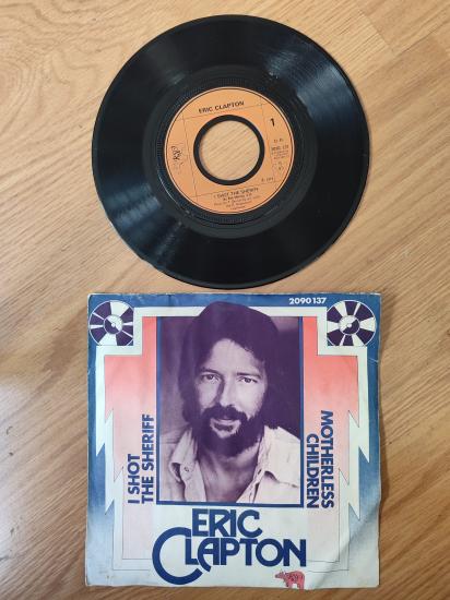 ERIC CLAPTON - I Shot The Sheriff - 1974 Fransa Basım 45lik Plak