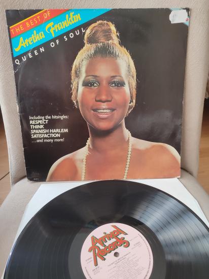 The Best of ARETHA FRANKLIN - Queen of Soul - 1985 Hollanda Basım 33lük Albüm Plak