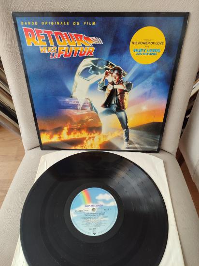 RETOUR VERS LE FUTUR / GELECEĞE DÖNÜŞ Nadir 1985 Fransa Basım  Soundtrack LP Albüm 33 lük Plak 2.el