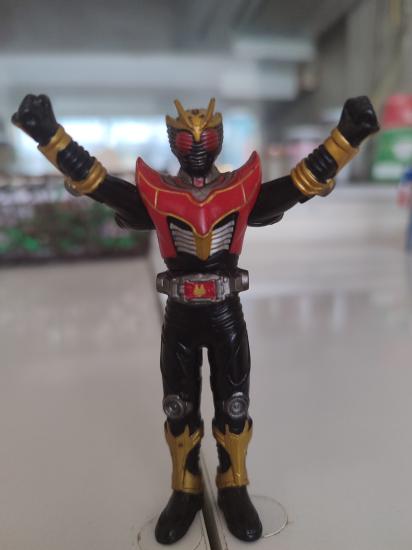 JAPON  Kamen Rider Figürü / Ryuki Survive - 11 cm  Boyunda 2002 Bandai Yapımı