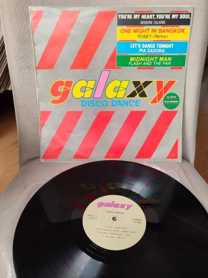 GALAXY DISCO DANCE - 1985 Türkiye Basım LP Plak 80’lerin Hit Parçaları( If You Go Away vs. ) 2.EL