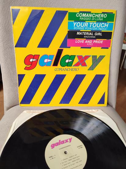 GALAXY COMANCHERO - 1985 Türkiye Basım LP Plak  (Comanchero Material Girl  bu albümde )