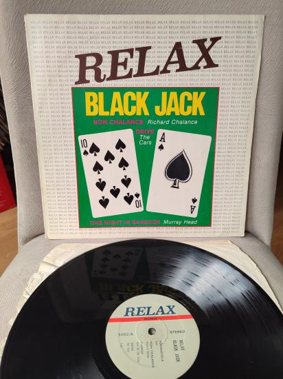 RELAX BLACK JACK - 1985 Türkiye Basım LP Plak 80’ler Hit Parçalar ( Fotonovela ve Drive vs. ) 2.el