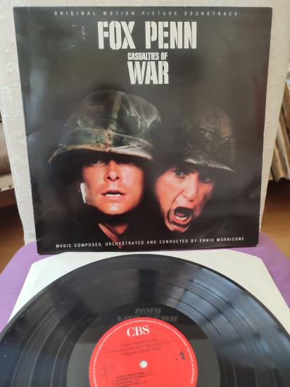 CASUALTIES OF WAR - Ennio Morricone - Soundtrack Albüm  - 1989 Hollanda Basım LP Plak - 33lük 2. EL