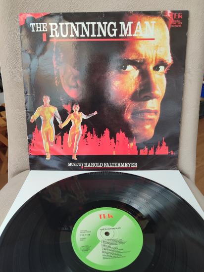 THE RUNNING MAN / Koşan Adam -  Soundtrack - 1987 İngiltere Basım LP Albüm (NADİR PLAK)