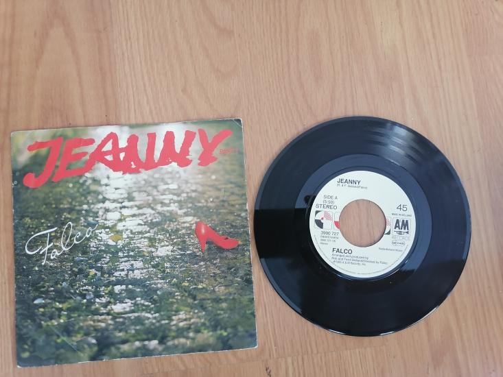 FALCO-JEANNY- 1985 HOLLANDA BASIM 45 LİK PLAK