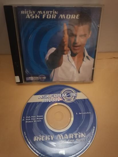 RICKY MARTIN - ASK FOR MORE - 2000 İNGİLTERE BASIM - CD ALBÜM