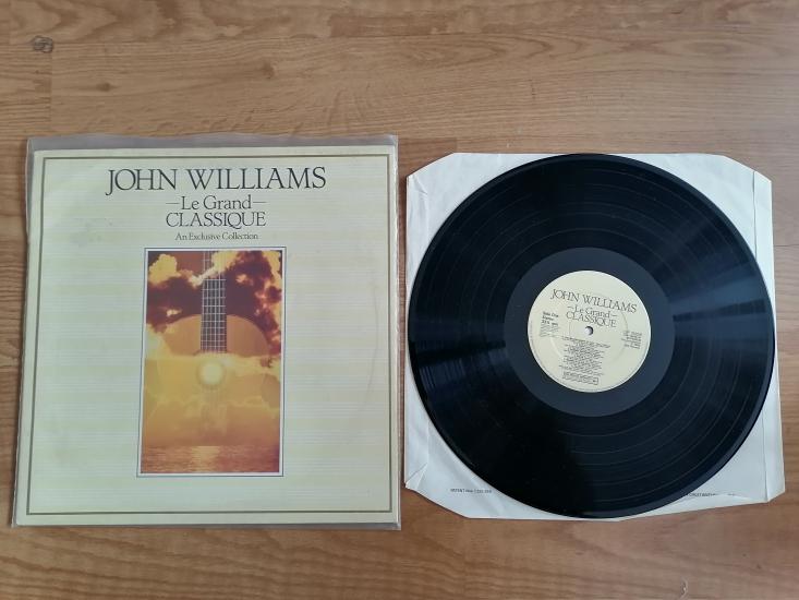 JOHN WILLIAMS - LE GRANDE CLASSIQUE -( TURKISH RONDO VE ASTURIAS BU PLAKTA ) - 1986 İNGİLTERE BASIM LP ALBÜM - 33 LÜK PLAK