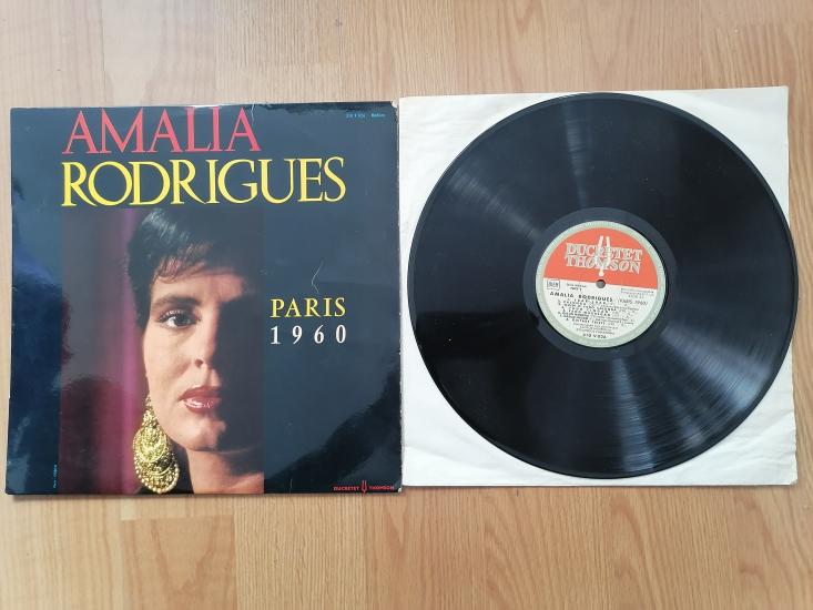 AMALIA RODRIGUES - PARIS 1960 - 1960 FRANSA BASIM LP ALBÜM - 33 LÜK PLAK