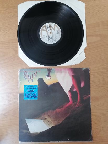 STYX - CORNERSTONE ( BOAT ON THE RIVER BU ALBÜMDE ) 1979 HOLLANDA BASIM LP ALBÜM