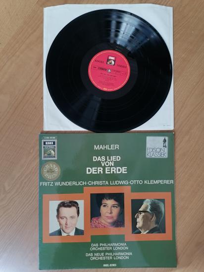 Gustav Mahler - Das Lied Von Der Erde - Londra Flarmoni Orkestrası - 1967 Almanya Basım 33 Lük LP Albüm