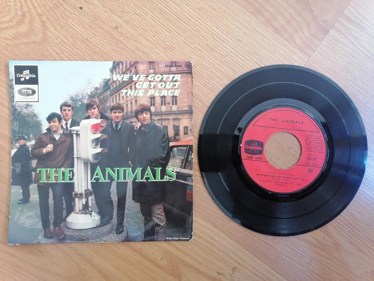 The Animals – We’ve Gotta Get Out Of This Place - 1965 Fransa Basım 4 Parçalık EP 45 lik Plak