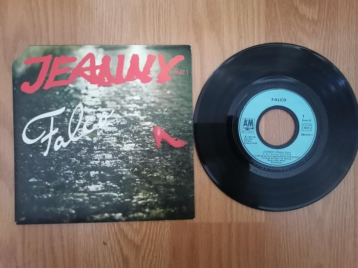 FALCO - JEANNY- 1985 FRANSA BASIM 45 LİK PLAK