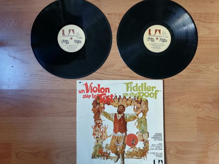 John Williams – Fiddler On The Roof (Damdaki Kemancı)Fransa Dönem Basım Soundtrack Double LP Albüm