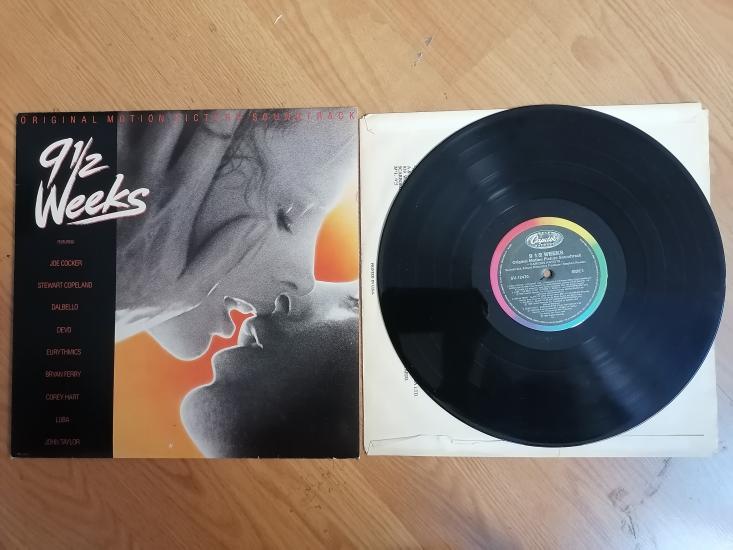 9 1/2 WEEKS - SOUNDTRACK ALBÜM  - 1986 Kanada Basım -  33 lük LP Albüm