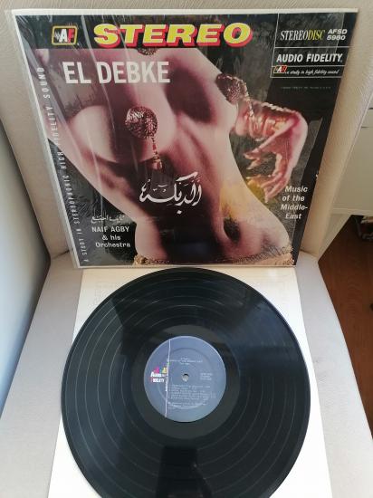 NAIF AGBY & His Orchestra – El Debke: Music Of The Middle East 1962 USA  LP Albüm 33 lük  Plak