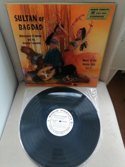 Mohammed El-Bakkar And His Oriental Ensemble – Sultan Of Bagdad 1958 USA  LP Albüm 33 lük  Plak