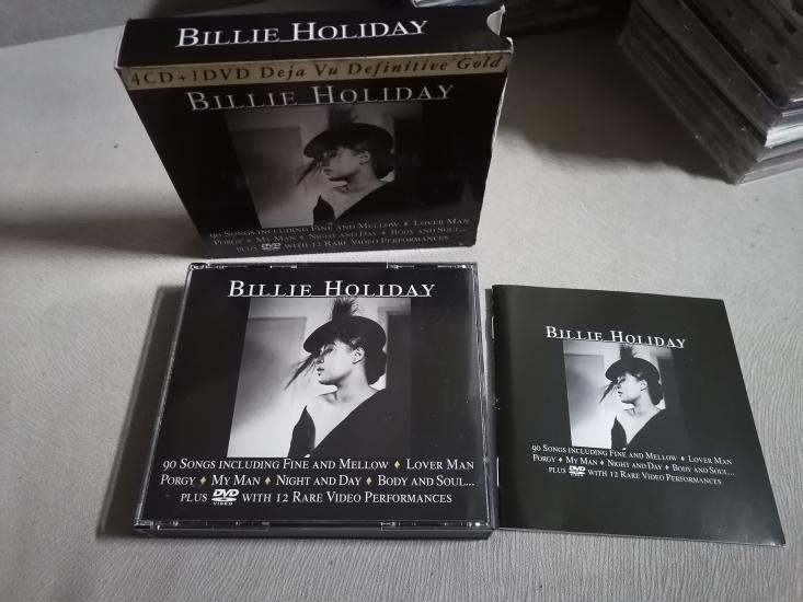 BILLIE HOLIDAY  - 4 CD + 1 DVD Dejavu Definitive Gold Box Set - 2006 İtalya Basım