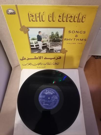 Farid El Atrache - Songs & Rhythms Volume Two - 1975 Lübnan Kayıt Yunanistan Basım Albüm Plak