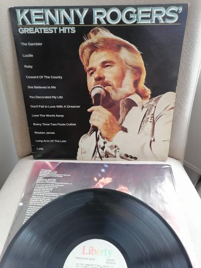 Kenny Rogers – Greatest Hits - 1980 Kanada Basım Albüm - 33 lük LP Plak