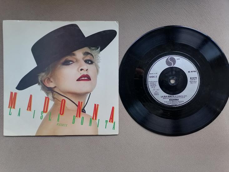 MADONNA - La Isla Bonita 1987 İngiltere Basım 45 LİK PLAK