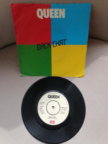 QUEEN - Backchat / Staying Power - 1982 İngiltere Basım 45 LİK PLAK