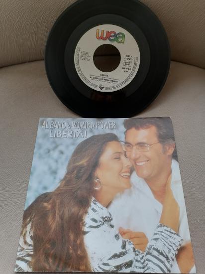 AL BANO & ROMINA POWER - Liberta -1987 Almanya Basım 45 LİK PLAK