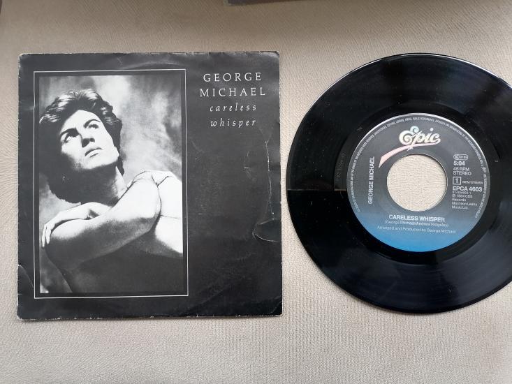 GEORGE MICHAEL- CARELESS WHISPER/ CARELESS WHISPER (INSTRUMENTAL) - 1984 HOLLANDA  BASIM 45’LİK  PLAK