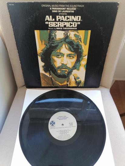 SERPICO - Soundtrack Mikis Theodorakis  - 1973 USA Basım  Albüm - 33 lük LP Plak