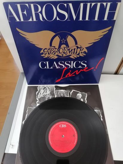 AEROSMITH - Classics Live  - 1990 Hollanda Basım  Albüm - 33 lük LP Plak