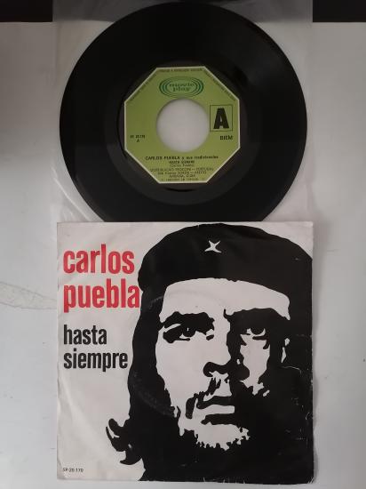 CARLOS PUEBLA  - Hasta Siempre - 1976 Portekiz Basım Nadir 45 LİK PLAK