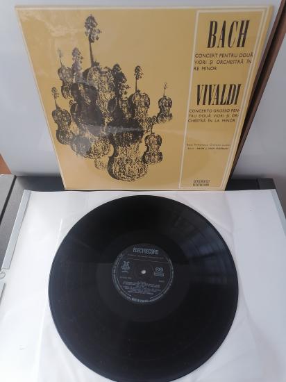 VIVALDI / BACH - David & Igor Oistrakh - Londra Kraliyet Filarmoni Romanya Basım 33 lük LP Plak