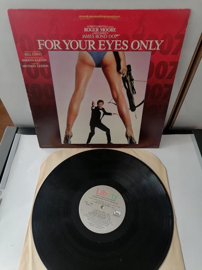 007 JAMES BOND / FOR YOUR EYES ONLY - Soundtrack - 1981 Kanada Basım - 33 lük LP Plak