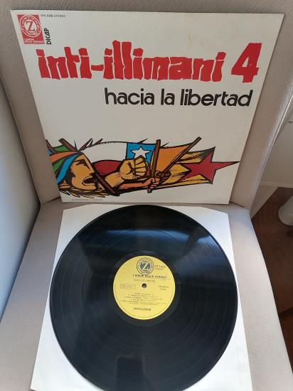 Inti İllimani  4 - Hacia La Libertad 1975 İtalya Basım 33 lük LP Plak 2. el