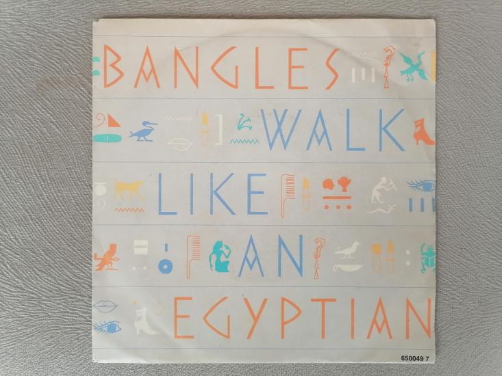 BANGLES - WALK LIKE AN EGYPTIAN - 1985  HOLLANDA BASIM 45 LİK PLAK