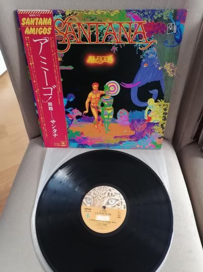 SANTANA – AMIGOS - 1976 Japonya   Basım 33 lük LP Albüm - Obi’li