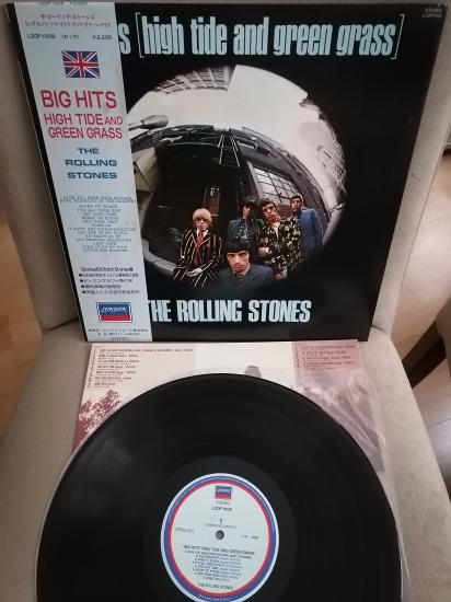 ROLLING STONES - Big Hits (High Tide And Green Grass) 1981 Japonya Basım LP Plak Albüm Obi’li 2. EL