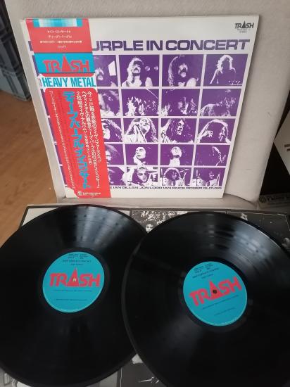 DEEP PURPLE - Deep Purple in Concert - 1980 Japonya Basım - DOUBLE LP Plak Albüm - Obi’li